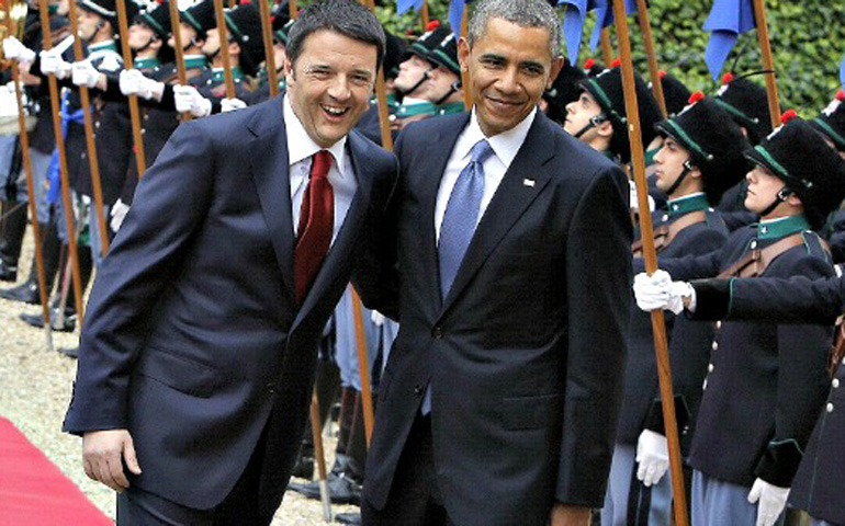 Obama-Ue e Renzi