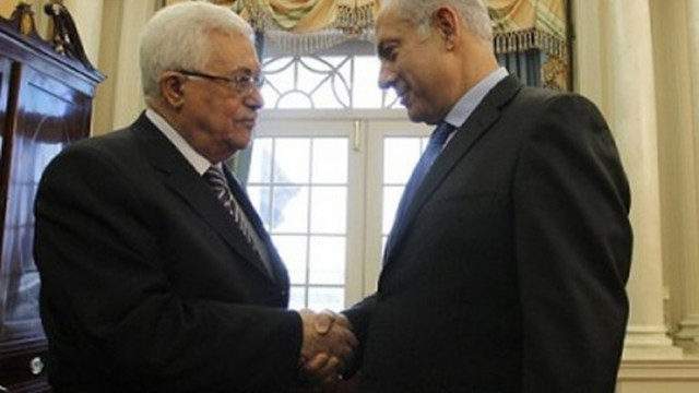Abu Mazen con Netanyahu