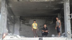 Gaza quartieri distrutti